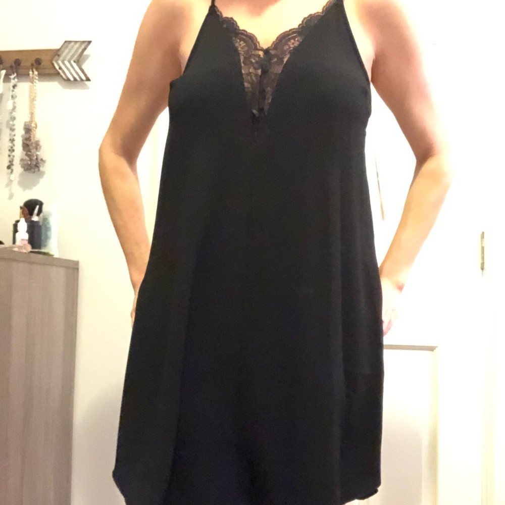 Black lingerie dress by aqua (medium -NWT)